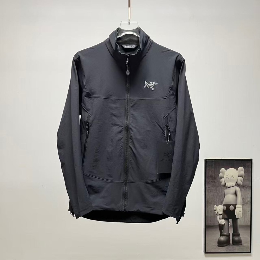 NWT Arc'teryx Gamma MX Softshell Jacket Black Men's Full Zip Coat